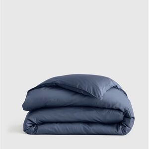 Quince Bamboo Twin Duvet Cover set in the color Nightfall NWOT